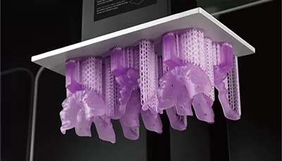 ถาดเรซินสีม่วง