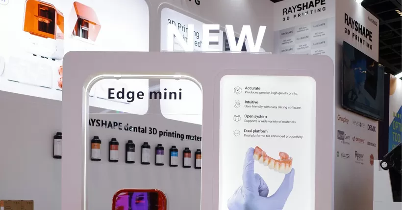 New Year's strong Start | rayshape stuns ที่ Dubai International dental Exhibition, Early Exposure of New Product EDGE MINI Sparks การอภิปรายที่ร้อนแรง