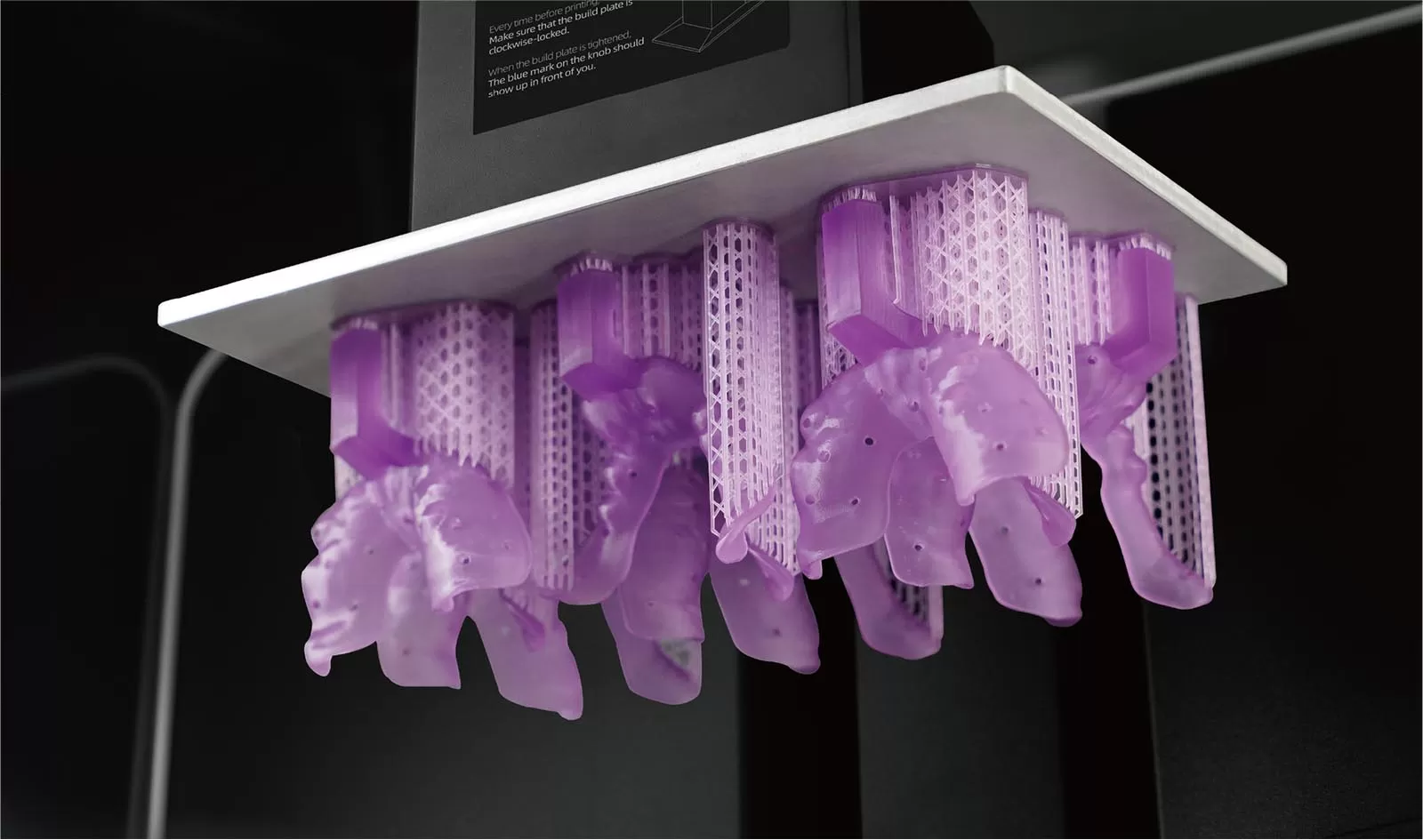 ถาดเรซินสีม่วง